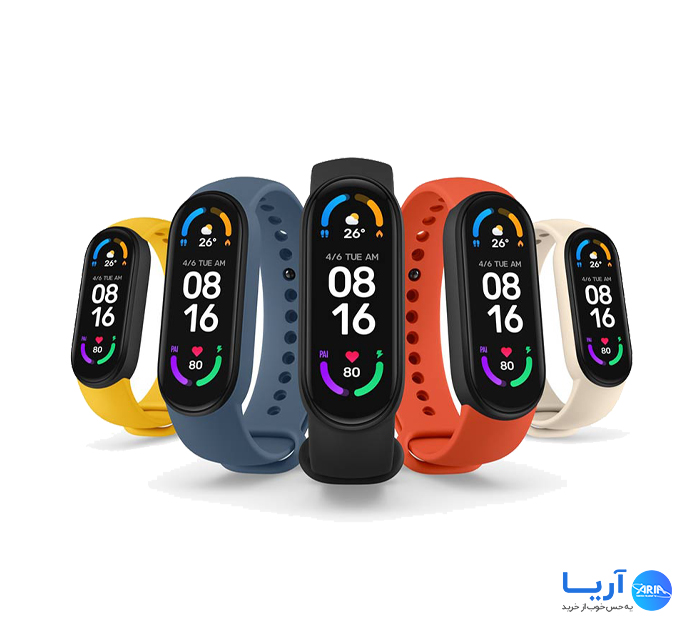 قیمت و خرید مچ بند هوشمند شیائومی مدل Mi Band 6 | فروشگاه آریا قیمت و خرید مچ بند هوشمند شیائومی مدل Mi Band 6 | فروشگاه آریا